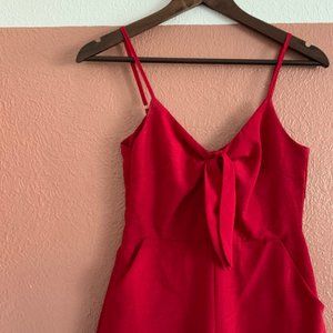 Cut Out Button Wide Leg Jumpsuit